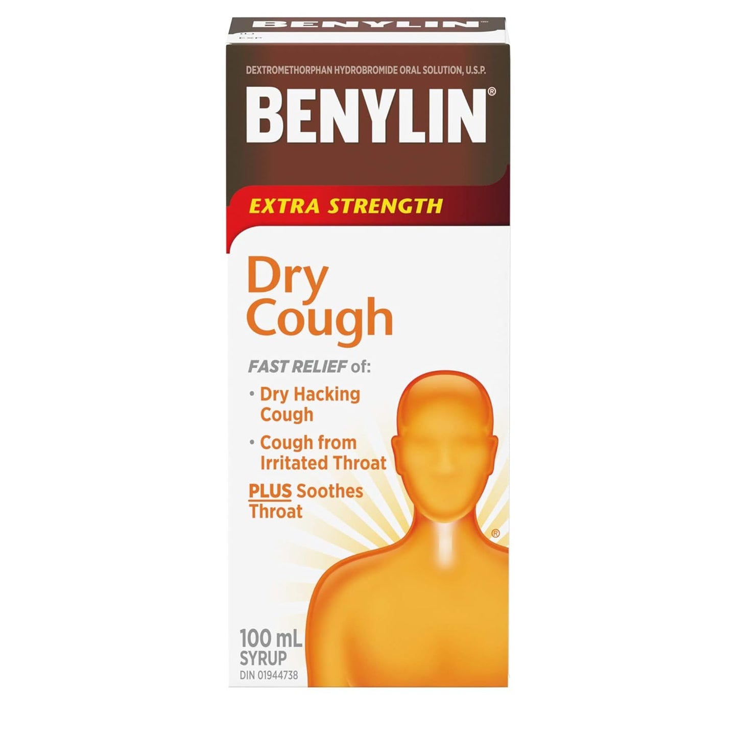 Benylin Dry Cough Nighttime 100 mL — cough and cold relief at The Boardwalk Pharmacy, Kitchener-Waterloo