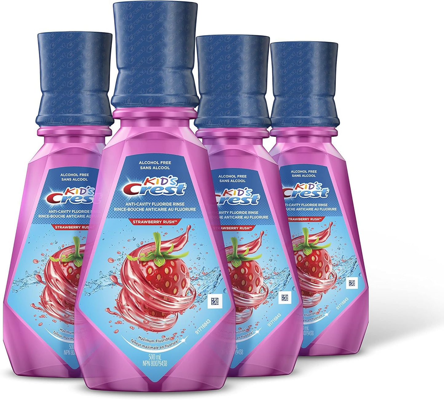Crest Kids Rinse Strawberry 500 mL — oral care at The Boardwalk Pharmacy, Kitchener-Waterloo