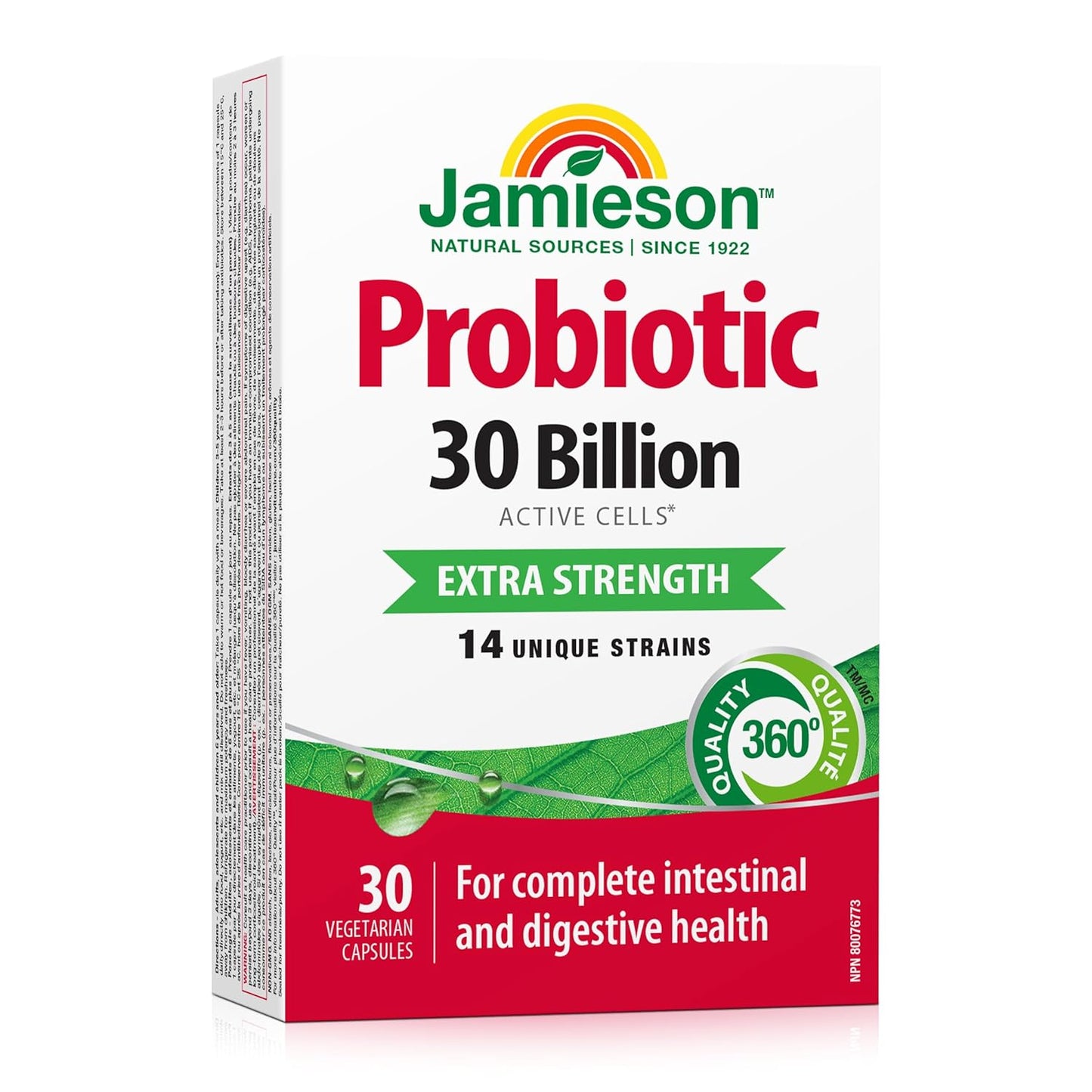 Jamieson Advance Probiotic Immune Energy Capsules 30 — vitamin supplement at The Boardwalk Pharmacy, Kitchener-Waterloo