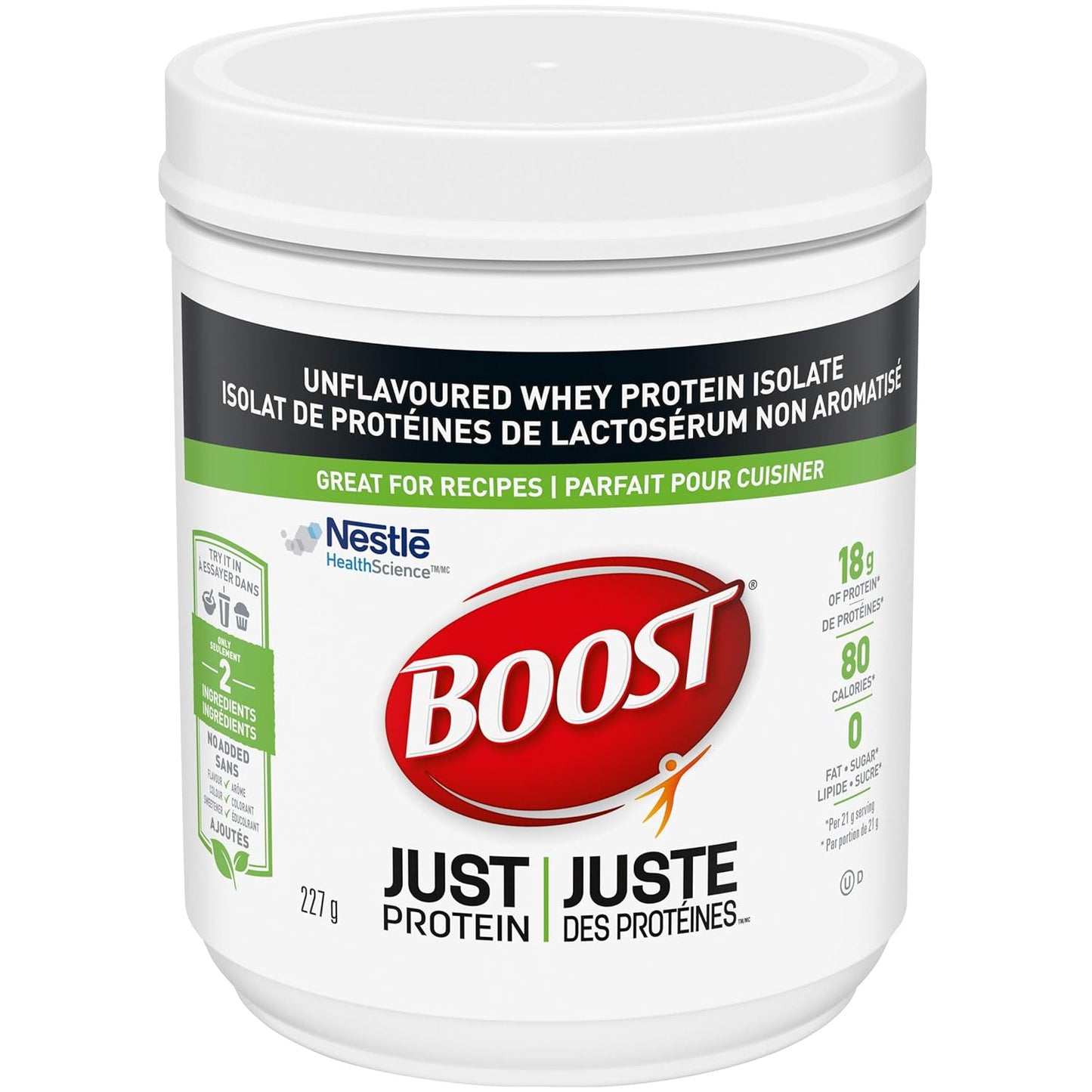 Boost Just Protein Powder 227 g — meal replacement at The Boardwalk Pharmacy, Kitchener-Waterloo