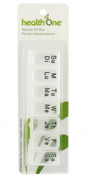 H One Pill Organizer Weekly Large — health one at The Boardwalk Pharmacy, Kitchener-Waterloo