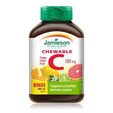 Jamieson Vitamin C 500MG Citrus 100+20's — vitamin supplement at The Boardwalk Pharmacy, Kitchener-Waterloo