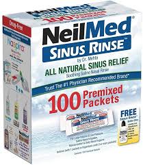 Neilmed Sinus Rinse Refill 100's — cough and cold relief at The Boardwalk Pharmacy, Kitchener-Waterloo