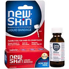 New Skin Liquid Bandage 10ML — first aid at The Boardwalk Pharmacy, Kitchener-Waterloo