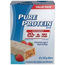 Pure Protein Strawberry Greek Yogurt 6/50G — meal replacement at The Boardwalk Pharmacy, Kitchener-Waterloo