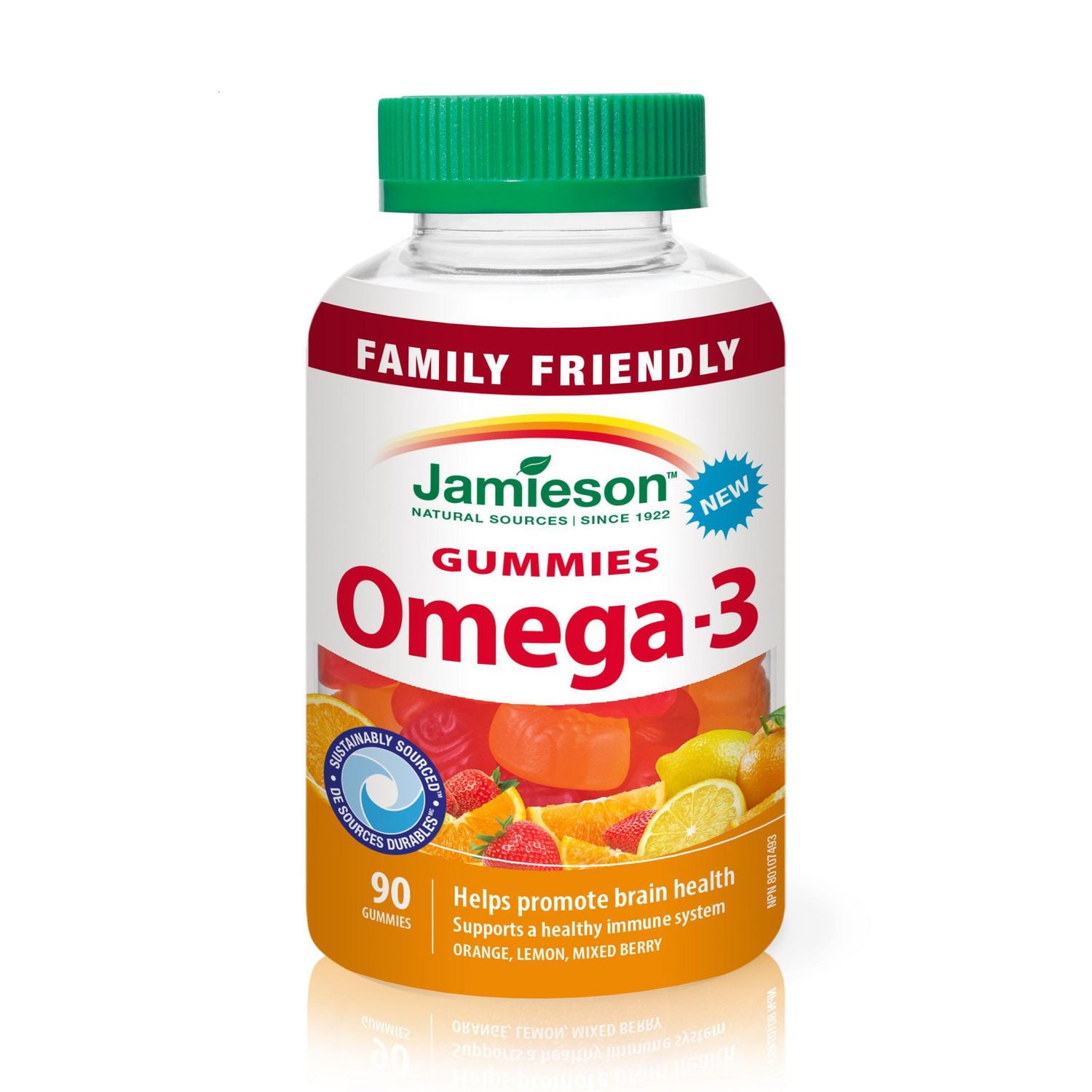 Jamieson Omega-3 75 mg Gummies 90 — vitamin supplement at The Boardwalk Pharmacy, Kitchener-Waterloo