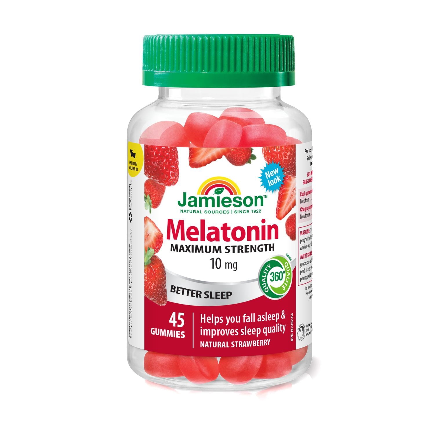 Jamieson Melatonin 10 mg Gummies 45 — vitamin supplement at The Boardwalk Pharmacy, Kitchener-Waterloo