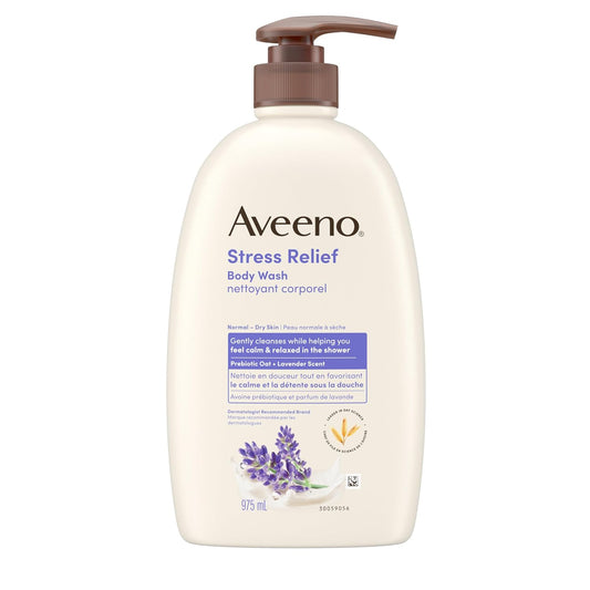 Aveeno Bd Wash Calming Lavander&Chamomile 473 mL — skincare at The Boardwalk Pharmacy, Kitchener-Waterloo