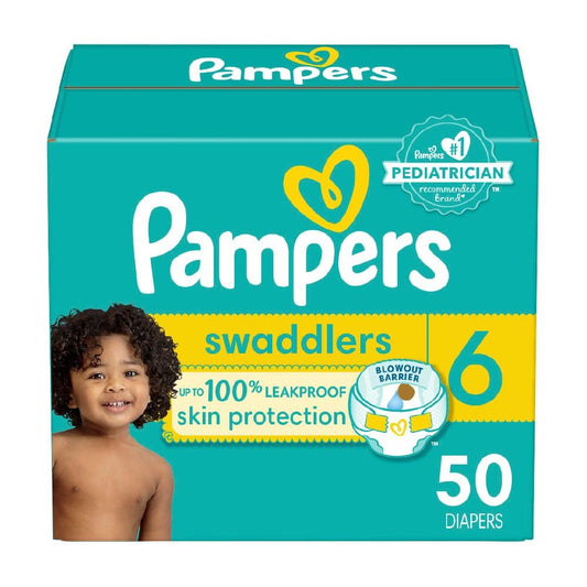 Pampers Swaddlers Super Size-6 50 — baby at The Boardwalk Pharmacy, Kitchener-Waterloo