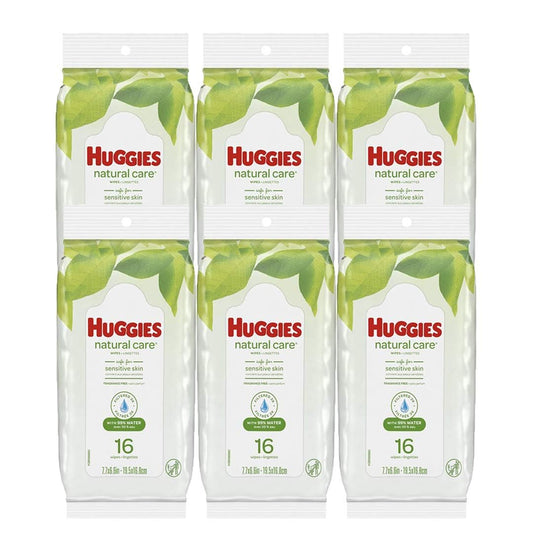 Huggies Natural Care Baby Wipes Uns Trv Sz 16 — baby at The Boardwalk Pharmacy, Kitchener-Waterloo