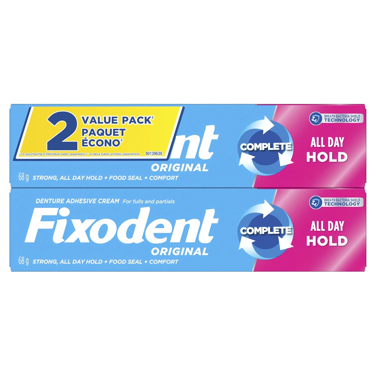 Fixodent Cream Original 2x68g — oral care at The Boardwalk Pharmacy, Kitchener-Waterloo