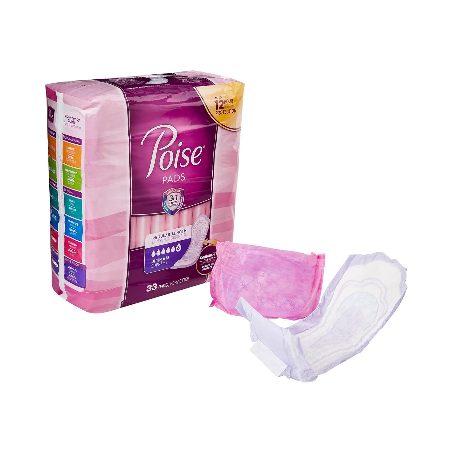 Poise Pad Ultimate Protection 33 — incontinence at The Boardwalk Pharmacy, Kitchener-Waterloo