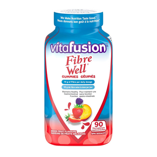 Vitafusion Fibre Vitamin Adult Gummies 90 — vitamin supplement at The Boardwalk Pharmacy, Kitchener-Waterloo