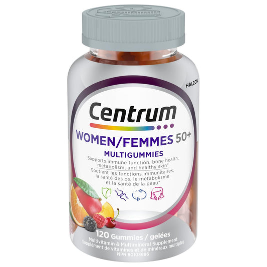 Centrum Multigummies Women 50 + 120 — vitamin supplement at The Boardwalk Pharmacy, Kitchener-Waterloo