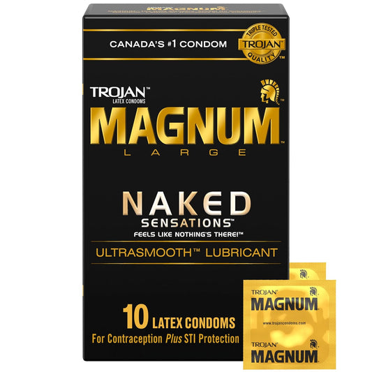 Trojan Magnum Naked Sensations Condom 10 — family planning at The Boardwalk Pharmacy, Kitchener-Waterloo