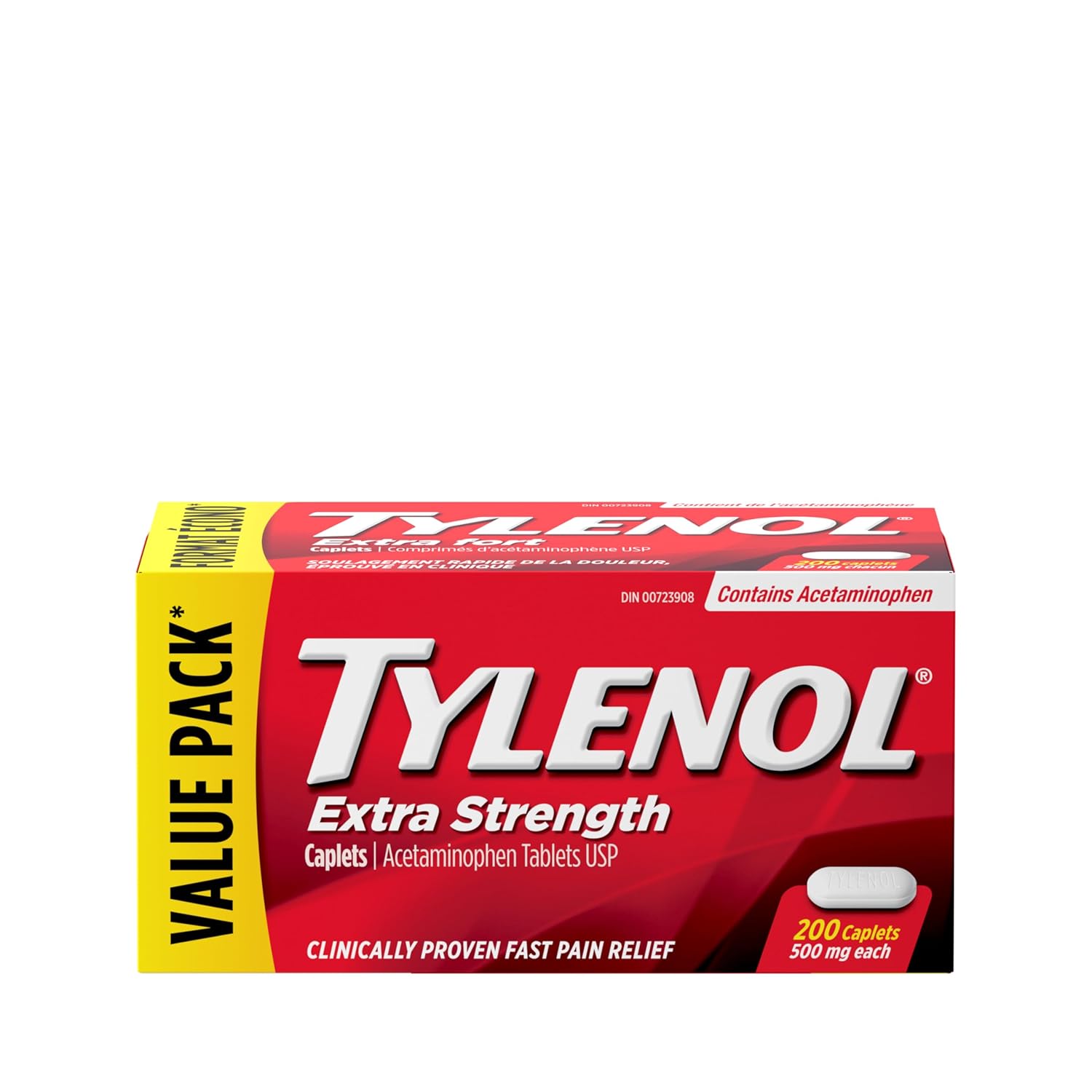 Tylenol Extra Strength Caplets 200 — pain relief at The Boardwalk Pharmacy, Kitchener-Waterloo