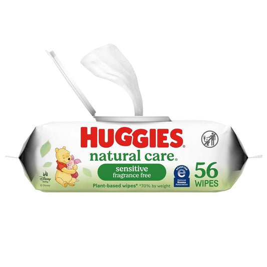 Huggies Natural Care Baby Wipes Unscented Sft Pk56