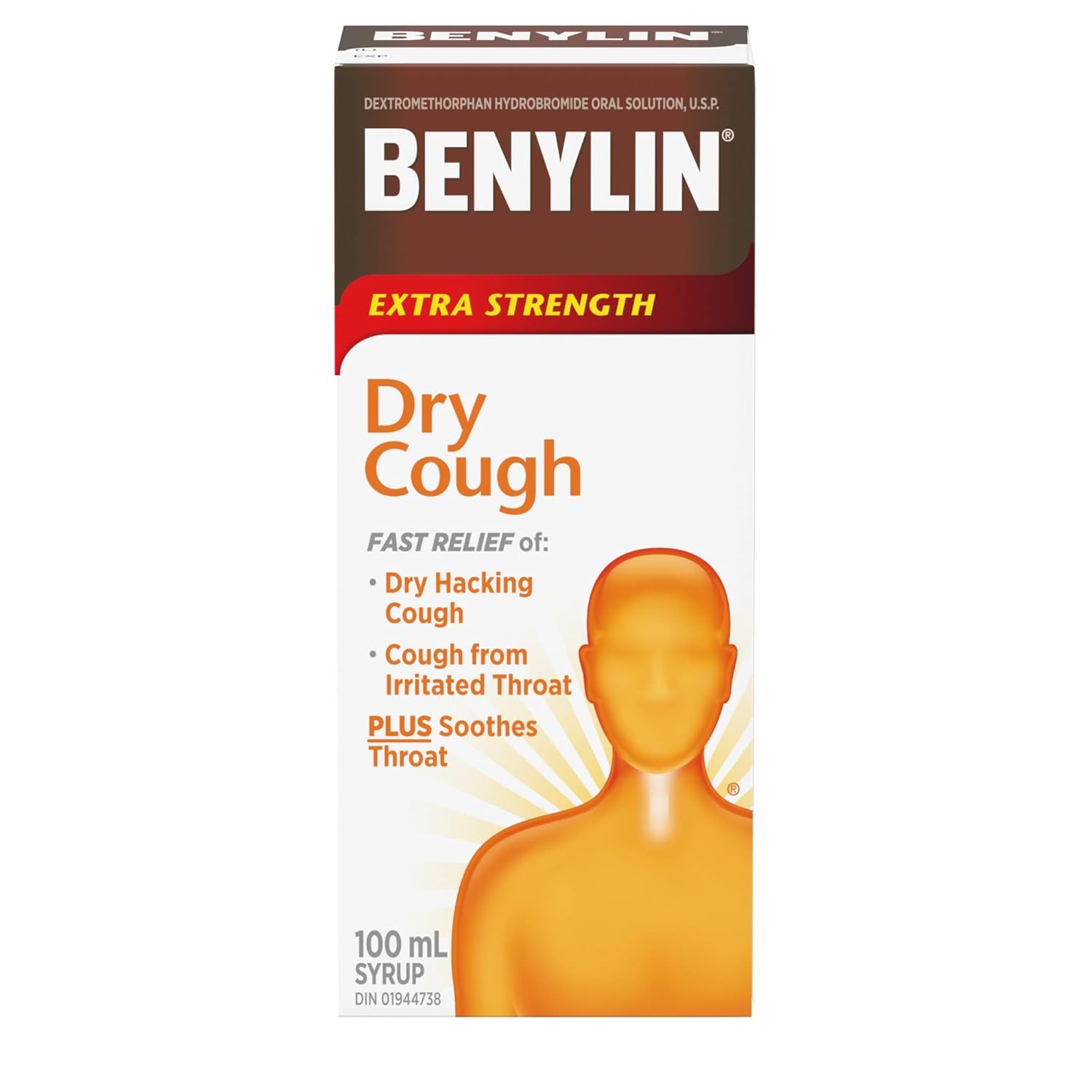 Benylin Dry Cough Nighttime 100 mL — cough and cold relief at The Boardwalk Pharmacy, Kitchener-Waterloo