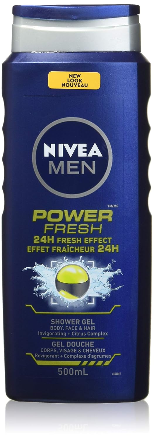 Nivea Men Shower Gel Refresh 500 mL — personal care at The Boardwalk Pharmacy, Kitchener-Waterloo