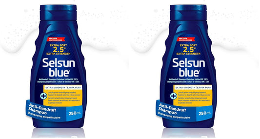 Selsun Blue Shp 2.5% 250 mL — hair care at The Boardwalk Pharmacy, Kitchener-Waterloo