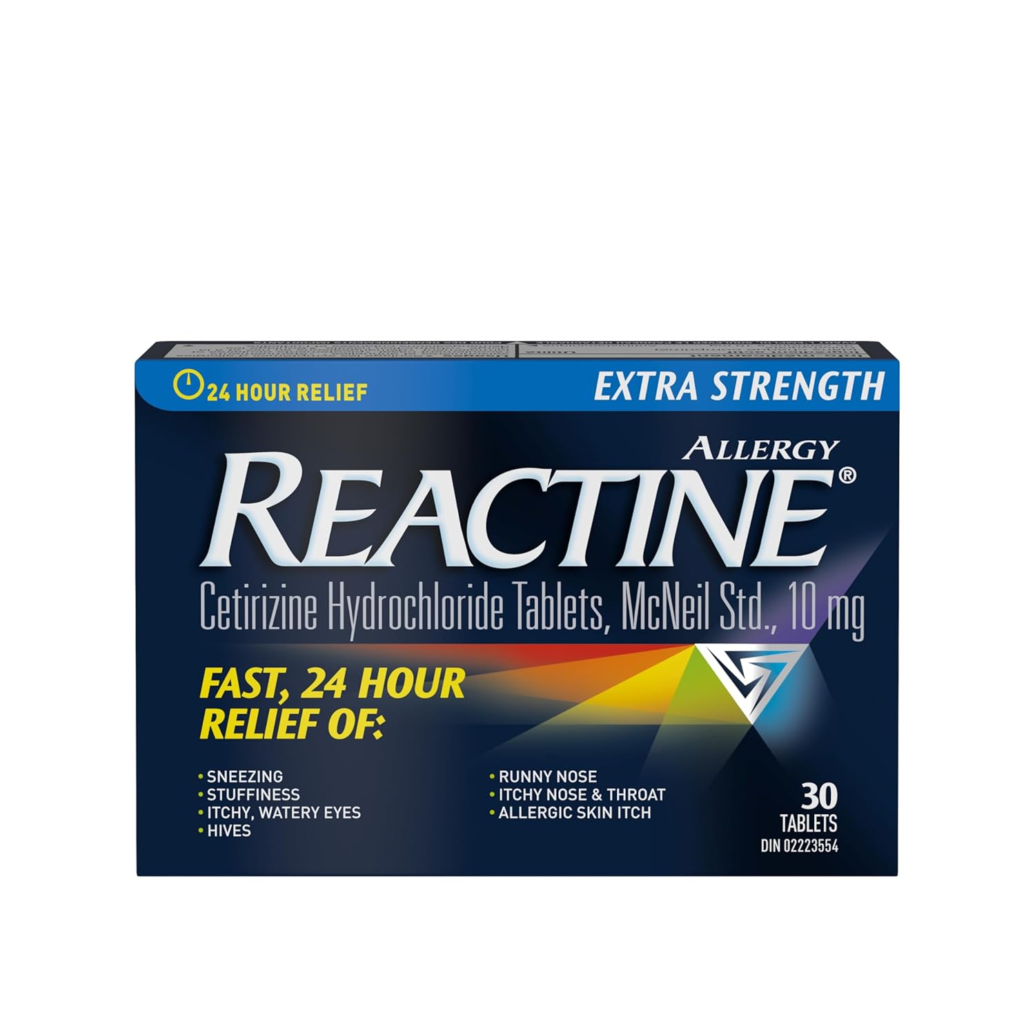 Reactine Tablets 20 mg 100 — allergy medication at The Boardwalk Pharmacy, Kitchener-Waterloo