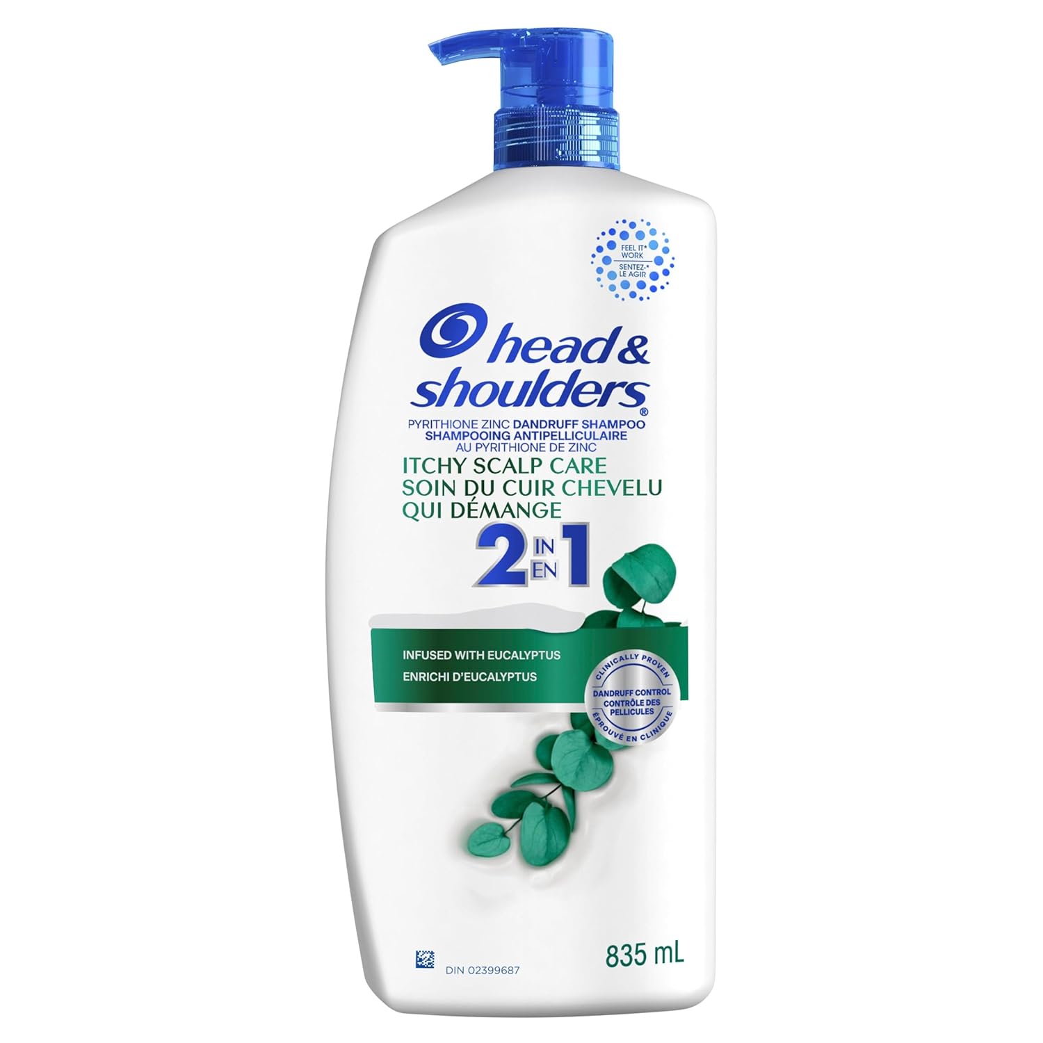 Head&Shoulder 2/1 Itchy Scalp Care Eucalypt 400 mL — hair care at The Boardwalk Pharmacy, Kitchener-Waterloo