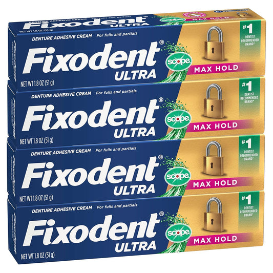 Fixodent Utra-Max Hold Denture Adhesive Cream 62 g — oral care at The Boardwalk Pharmacy, Kitchener-Waterloo