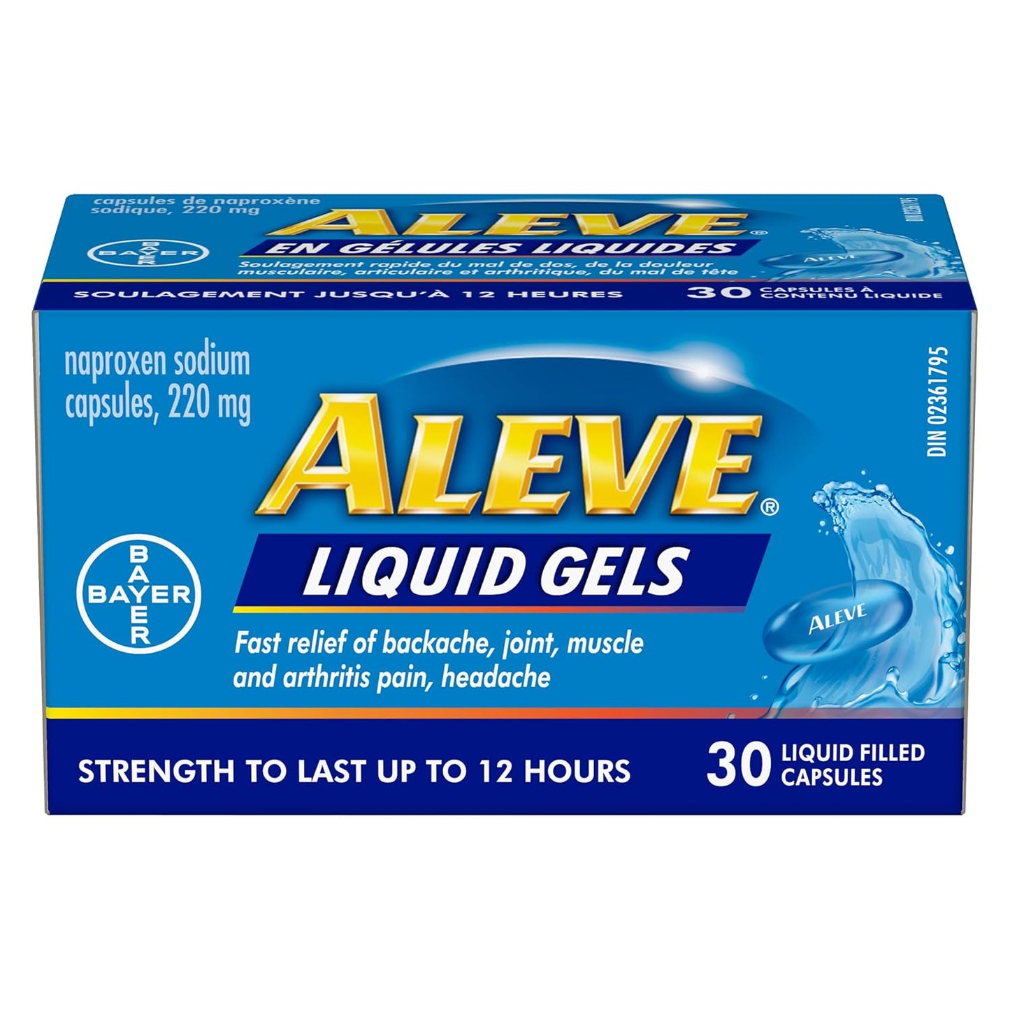 Option + Naproxen Tablets 220 mg 100 — private label at The Boardwalk Pharmacy, Kitchener-Waterloo
