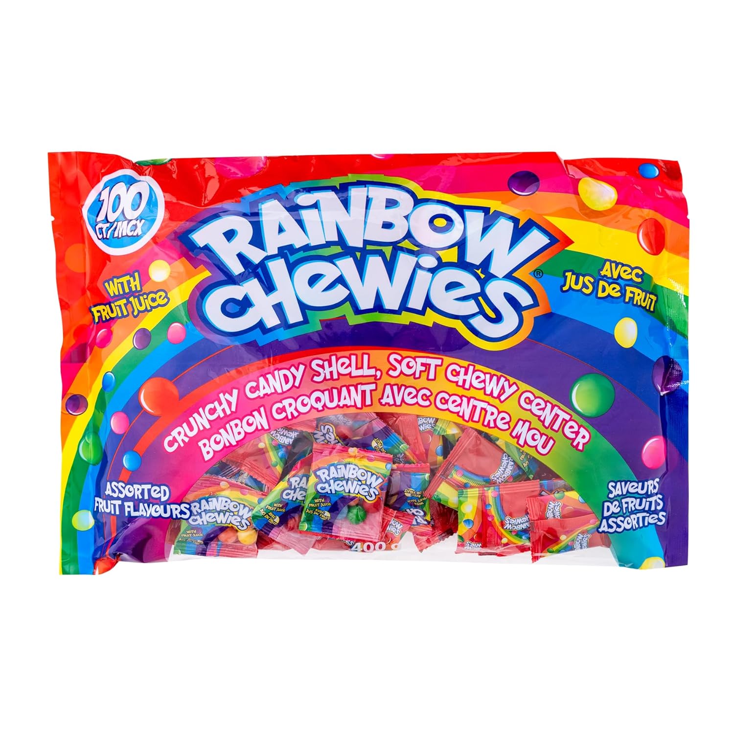 Hal Rainbow Chewies 100 400 g — cough and cold relief at The Boardwalk Pharmacy, Kitchener-Waterloo