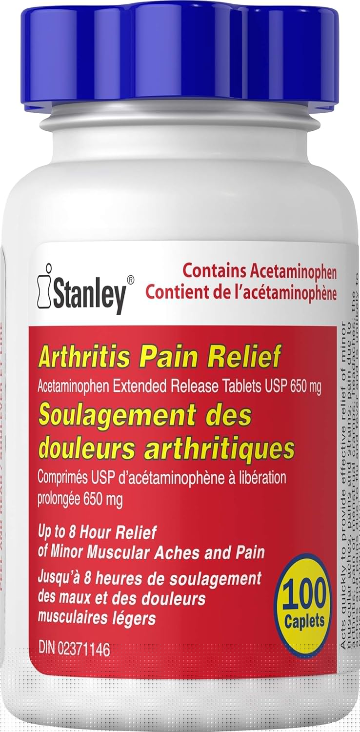 Option + Arthritis Pain Relief Tablets 650 mg 200 — private label at The Boardwalk Pharmacy, Kitchener-Waterloo