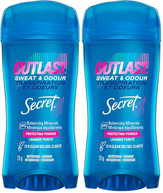 Secret Outlast Clear Gel Protecting Powder 45 g — personal care at The Boardwalk Pharmacy, Kitchener-Waterloo