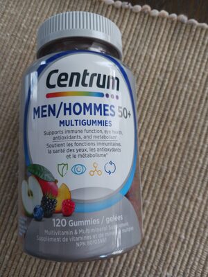 Centrum Multigummies Men 50 + 120 — vitamin supplement at The Boardwalk Pharmacy, Kitchener-Waterloo