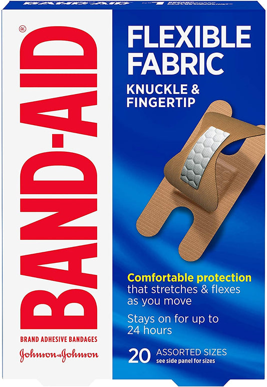 Band-Aid Knuckle & F/TIP (20) — first aid at The Boardwalk Pharmacy, Kitchener-Waterloo