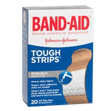 Band-Aid Tough Strip (20) — first aid at The Boardwalk Pharmacy, Kitchener-Waterloo