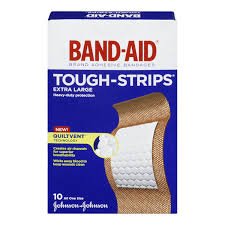 Band-Aid Tough Strip XL (10) — first aid at The Boardwalk Pharmacy, Kitchener-Waterloo