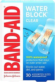 Band-Aid Water Block Clear (30) — first aid at The Boardwalk Pharmacy, Kitchener-Waterloo