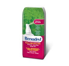 Benadryl Itch Spray 59ML — first aid at The Boardwalk Pharmacy, Kitchener-Waterloo