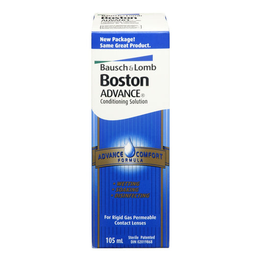 Boston Advance Condition Soln 105ML — eye care at The Boardwalk Pharmacy, Kitchener-Waterloo