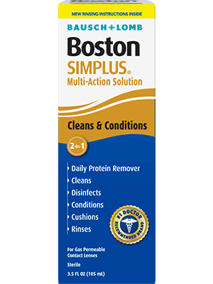 Boston Simplus Multi-Action Soln 105ML — eye care at The Boardwalk Pharmacy, Kitchener-Waterloo