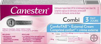 Canesten 3-Day Tab Combi-Pack (3) — family planning at The Boardwalk Pharmacy, Kitchener-Waterloo