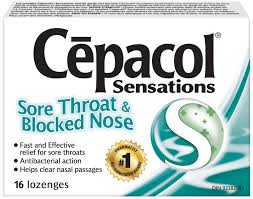 Cepacol Sore Throat Blocked Nose (16) — cough and cold relief at The Boardwalk Pharmacy, Kitchener-Waterloo