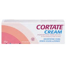 Cortate Cream .5% 15G — first aid at The Boardwalk Pharmacy, Kitchener-Waterloo