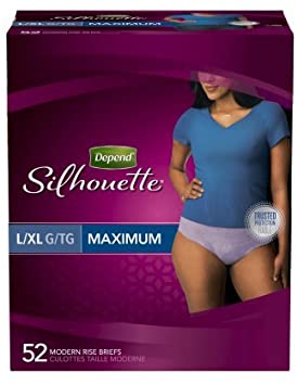 Depend Silhouette Briefs L/XL 10'S — incontinence at The Boardwalk Pharmacy, Kitchener-Waterloo