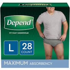 Depend Underwear Max Men Large (28) - The Boardwalk Pharmacy