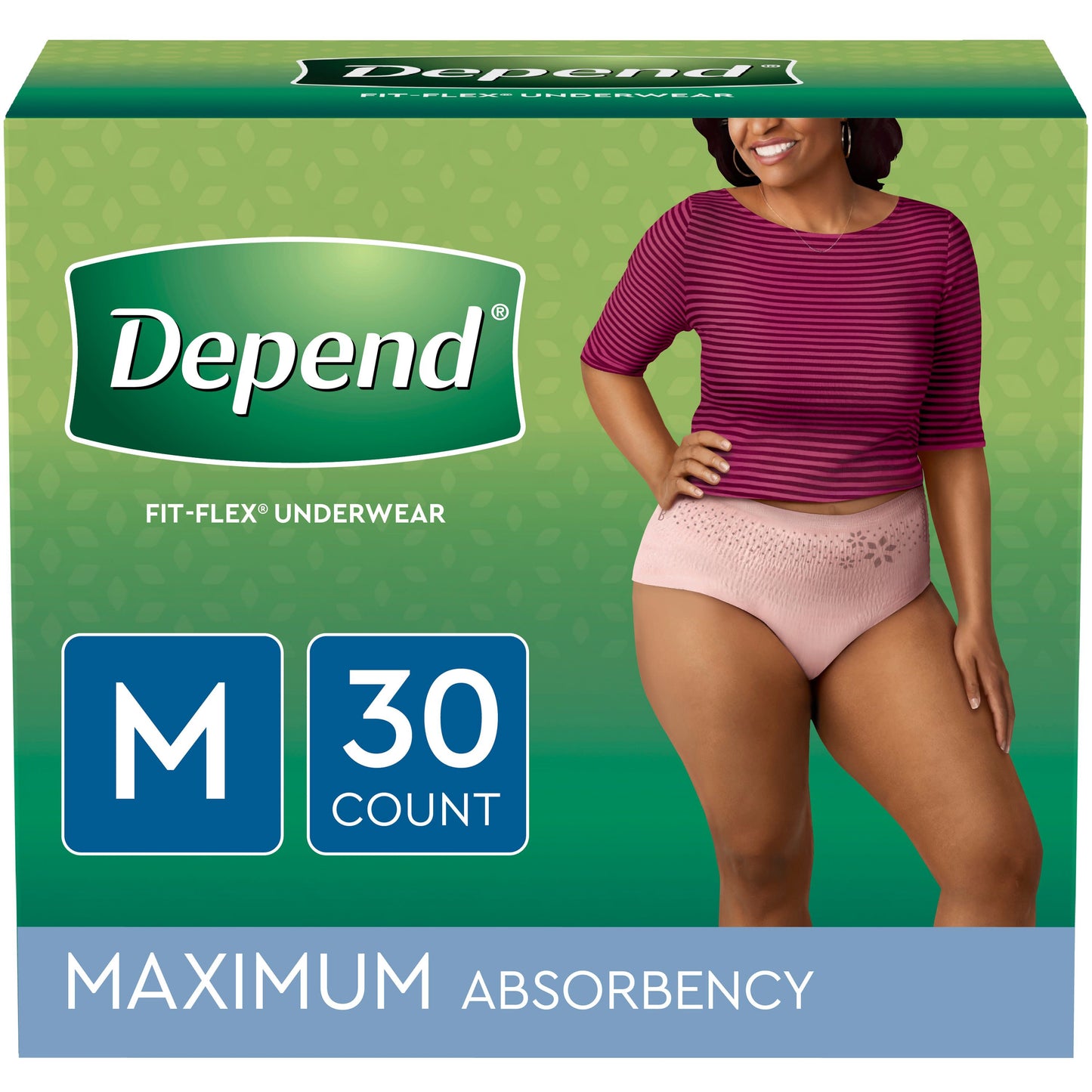Depend Underwear Max Women Medium (30) — incontinence at The Boardwalk Pharmacy, Kitchener-Waterloo