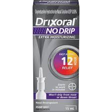 Drixoral No Drip W/Moisturizers 15ML — cough and cold relief at The Boardwalk Pharmacy, Kitchener-Waterloo