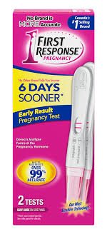First Response Pregnancy Test (2) — family planning at The Boardwalk Pharmacy, Kitchener-Waterloo