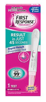 First Response Rapid Pregnancy Test (1) — family planning at The Boardwalk Pharmacy, Kitchener-Waterloo