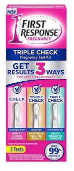 First Response Triple Check Pregnancy Test (3) — family planning at The Boardwalk Pharmacy, Kitchener-Waterloo