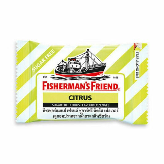 Fisherman's Friend Citrus Lozenges (1) — cough and cold relief at The Boardwalk Pharmacy, Kitchener-Waterloo